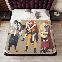 Load image into Gallery viewer, Anime Naruto Sherpa Blanket