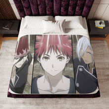 Load image into Gallery viewer, Anime Food Wars: Shokugeki no Soma Sherpa Blanket