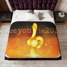 Load image into Gallery viewer, Assassination Classroom: See you in 2016 (Season 2) Sherpa Blanket