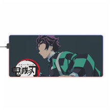 Load image into Gallery viewer, Tanjirou Kamado from Demon Slayer : Kimetsu no Yaiba for Dekstop RGB LED Mouse Pad (Desk Mat)