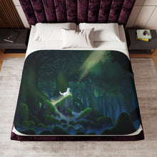 Load image into Gallery viewer, Princess Mononoke Sherpa Blanket