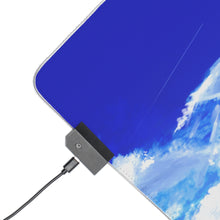 Load image into Gallery viewer, Whale swimming over the clouds RGB LED Mouse Pad (Desk Mat)