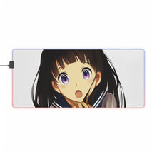 Load image into Gallery viewer, Eru Chitanda Face RGB LED Mouse Pad (Desk Mat)