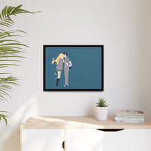 Load image into Gallery viewer, Kaori and Arima Canvas Framed Art Print