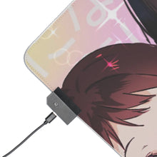 Load image into Gallery viewer, Hyouka Eru Chitanda, Satoshi Fukube, Mayaka Ibara RGB LED Mouse Pad (Desk Mat)