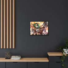 Load image into Gallery viewer, Levi and Eren (Titan) Canvas Framed Art Print