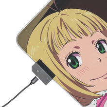 Load image into Gallery viewer, Blue Exorcist RGB LED Mouse Pad (Desk Mat)