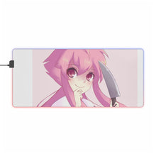 Load image into Gallery viewer, Mirai Nikki Yuno Gasai RGB LED Mouse Pad (Desk Mat)