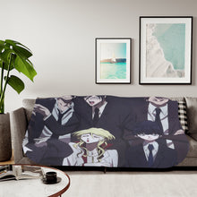 Load image into Gallery viewer, Psycho-Pass Inspecters Sherpa Blanket
