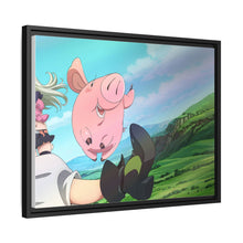 Load image into Gallery viewer, The Seven Deadly Sins Meliodas, Hawk, Elizabeth Liones Canvas Framed Art Print