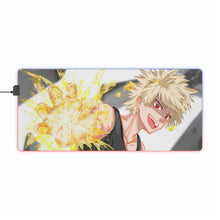 Load image into Gallery viewer, My Hero Academia Katsuki Bakugou RGB LED Mouse Pad (Desk Mat)