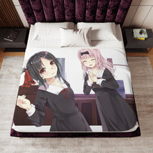 Load image into Gallery viewer, Kaguya and Chika Sherpa Blanket