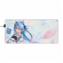 Load image into Gallery viewer, Yukihana Lamy RGB LED Mouse Pad (Desk Mat)
