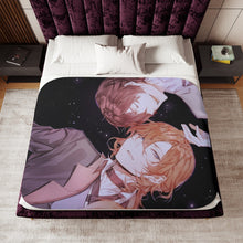 Load image into Gallery viewer, Anime Bungou Stray Dogs Sherpa Blanket