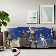 Load image into Gallery viewer, Is It Wrong to Try to Pick Up Girls in a Dungeon? Bell Cranel, Hestia, Liliruca Arde, Yamato Mikoto, Welf Crozzo Sherpa Blanket