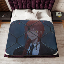 Load image into Gallery viewer, Anime Chainsaw Man Sherpa Blanket