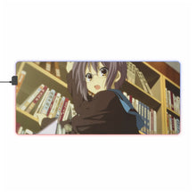 Load image into Gallery viewer, The Melancholy Of Haruhi Suzumiya RGB LED Mouse Pad (Desk Mat)