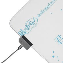 Load image into Gallery viewer, Nagi no Asukara Miuna Shiodome RGB LED Mouse Pad (Desk Mat)