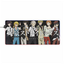 Load image into Gallery viewer, Bungou Stray Dogs Osamu Dazai, Atsushi Nakajima, Ranpo Edogawa, Akiko Yosano, Doppo Kunikida RGB LED Mouse Pad (Desk Mat)