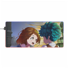 Load image into Gallery viewer, My Hero Academia Izuku Midoriya RGB LED Mouse Pad (Desk Mat)