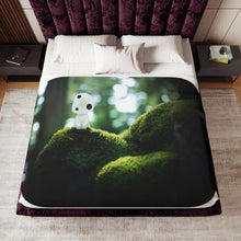 Load image into Gallery viewer, Anime Princess Mononoker Sherpa Blanket