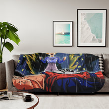 Load image into Gallery viewer, Future Trunks goes Super Saiyan Sherpa Blanket
