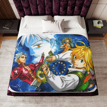 Load image into Gallery viewer, Anime The Seven Deadly Sins Sherpa Blanket