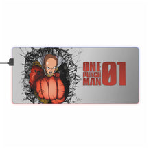 Load image into Gallery viewer, Anime One-Punch Man RGB LED Mouse Pad (Desk Mat)