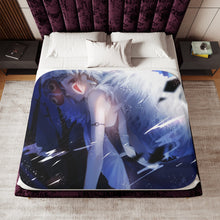 Load image into Gallery viewer, Princess Mononoke Sherpa Blanket