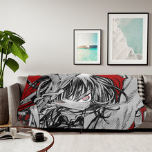 Load image into Gallery viewer, Anime Chainsaw Man Sherpa Blanket