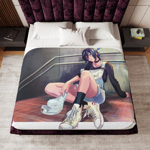 Load image into Gallery viewer, Anime Chainsaw Man Sherpa Blanket