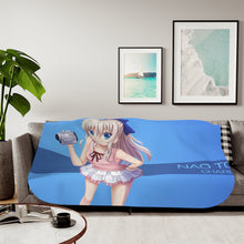 Load image into Gallery viewer, Nao Tomori holding a camera Sherpa Blanket