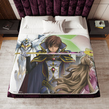 Load image into Gallery viewer, Code Geass Suzaku Kururugi, Nunnally Lamperouge Sherpa Blanket