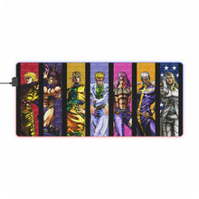 Load image into Gallery viewer, Jojo Main Villains (minus Part 8) RGB LED Mouse Pad (Desk Mat)