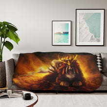 Load image into Gallery viewer, The holy guardian of the sacred fire Sherpa Blanket
