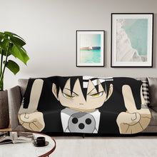 Load image into Gallery viewer, Soul Eater Sherpa Blanket