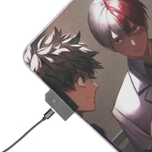 Load image into Gallery viewer, My Hero Academia Izuku Midoriya, Katsuki Bakugou RGB LED Mouse Pad (Desk Mat)