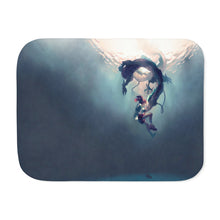 Load image into Gallery viewer, Anime Spirited Away Sherpa Blanket