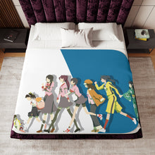 Load image into Gallery viewer, Monogatari Minimalist March of the Oddities V1 Sherpa Blanket