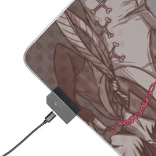 Load image into Gallery viewer, Blue Exorcist RGB LED Mouse Pad (Desk Mat)