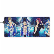 Load image into Gallery viewer, Free! Makoto Tachibana, Haruka Nanase, Nagisa Hazuki, Gou Matsuoka RGB LED Mouse Pad (Desk Mat)