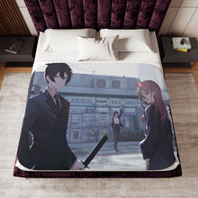 Load image into Gallery viewer, Chainsaw Man Sherpa Blanket