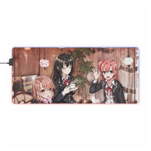Load image into Gallery viewer, My Teen Romantic Comedy SNAFU Yukino Yukinoshita, Yui Yuigahama RGB LED Mouse Pad (Desk Mat)