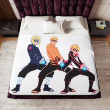 Load image into Gallery viewer, Boruto Sherpa Blanket