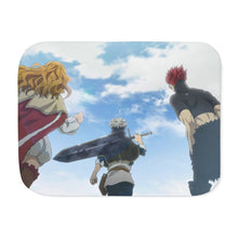 Load image into Gallery viewer, Black Clover Asta Sherpa Blanket