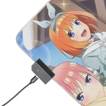 Load image into Gallery viewer, The Quintessential Quintuplets RGB LED Mouse Pad (Desk Mat)