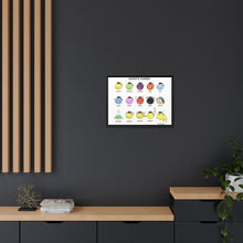 Load image into Gallery viewer, Koro-sensei's forms Canvas Framed Art Print