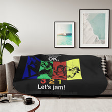 Load image into Gallery viewer, Anime Cowboy Bebopr Sherpa Blanket
