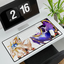 Load image into Gallery viewer, Chibi Solgaleo and Lunala Mouse Pad (Desk Mat)