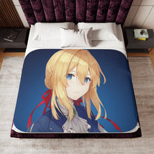 Load image into Gallery viewer, Violet Evergarden Sherpa Blanket